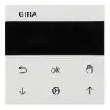 GIRA 536627 blind and timer switch S3000 System 55 display | pure white satin matt
