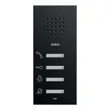 GIRA 1250005 home station System 55 Audio | matt black | keine