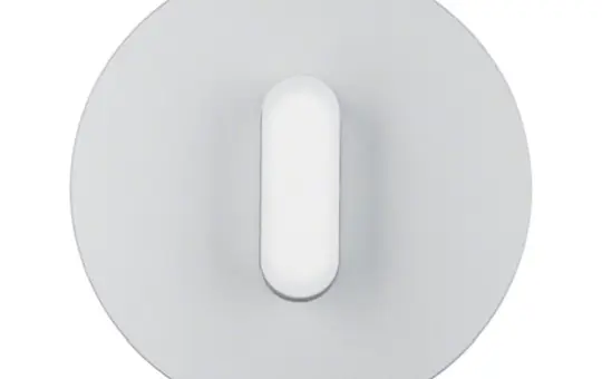 BERKER 1001207400 cover plate R.classic with gag | aluminium/polar white glossy