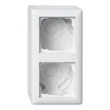 GIRA 106203 surface-mounted housing with frame standard 55 2-fold | pure white shiny