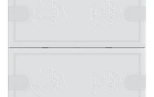 GIRA 5002003 KNX pushbutton sensor 4 2-fold | white