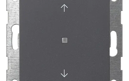 GIRA 517228 KNX pushbutton system 55 1-fold, arrows | anthracite