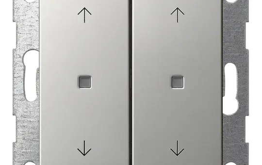 GIRA 5174600 KNX pushbutton system 55 2-fold, 4 arrows | stainless steel