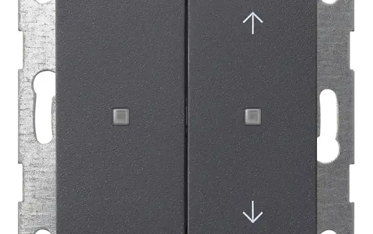 GIRA 517528 KNX pushbutton system 55 2-fold, arrows | anthracite