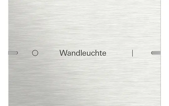 GIRA 5031219 rocker set writable for pushbutton sensor 4 1-fold | stainless steel