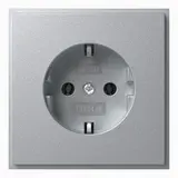 GIRA 418865 SCHUKO socket TX_44 standard | aluminium