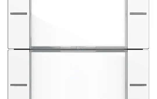 GIRA 577203 descr. Rocker set for pushbutton sensor 4 System 2-fold | pure white shiny