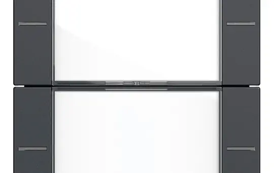 GIRA 577228 described Rocker set for pushbutton sensor 4 Sys 2-fold | anthracite