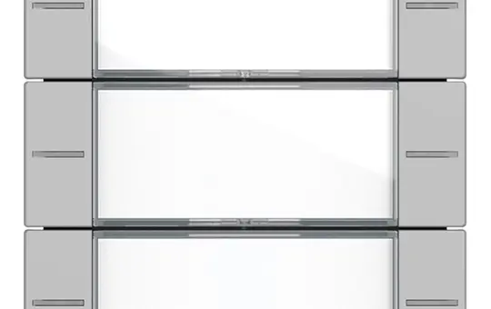 GIRA 5773015 descr. Rocker set for pushbutton sensor 4 Syste 3-fold | gray matt