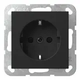 GIRA 4453005 SCHUKO socket system 55 Touch protection | matt black