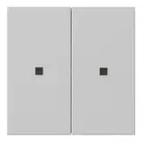 GIRA 5369015 control cover S3000 System 55 2-fold | gray matt