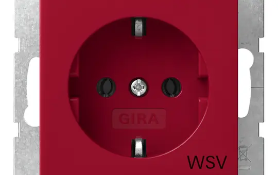 GIRA 4188108 IT socket System 55 WSV | red