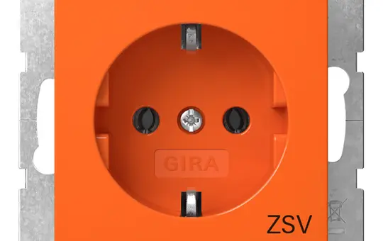 GIRA 4188109 IT socket System 55 ZSV | orange
