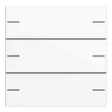 GIRA 575303 rocker set for pushbutton sensor 4 System 55 3-fold | pure white shiny