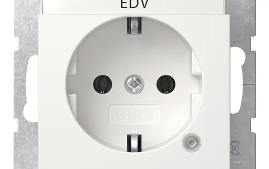 GIRA 445203 descr. SCHUKO socket system 55 Indicator light | pure white shiny