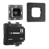 EKEY 203704 fingerprint set xLine Flush-mounted glass | black
