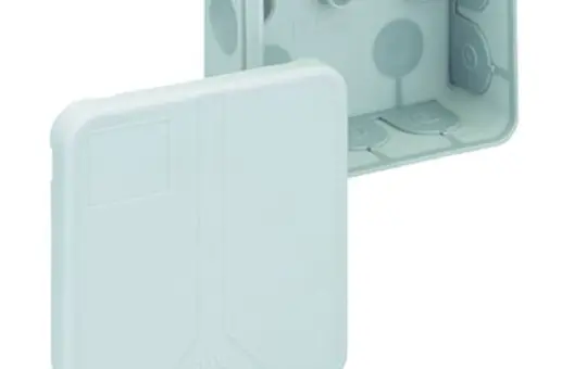 SPELSBERG 2K-12-L junction box for quick installation 85x85x37mm | gray