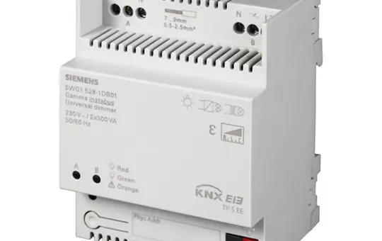 SIEMENS 5WG1528-1DB01 Dimmer REG 2-gang, RLC, 300 W