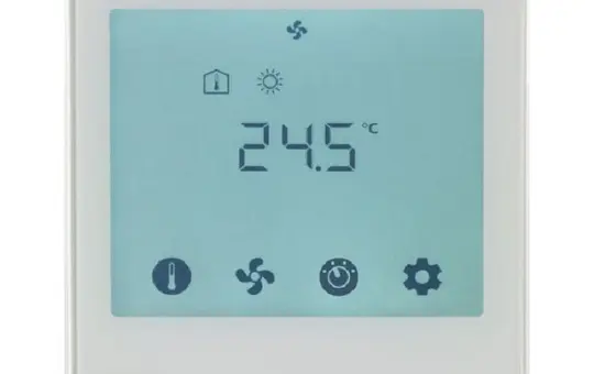 SIEMENS S55770-T350 KNX room thermostat touch white