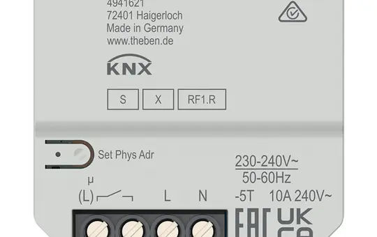 THEBEN SU 1 S KNX-RF switching actuator UP 1-fold