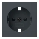 GIRA 492128 cover for SCHUKO socket system 55 Touch protection | anthracite