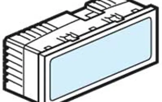 LEGRAND 078523 Mosaic signal light with LED flat 5 modules | blue