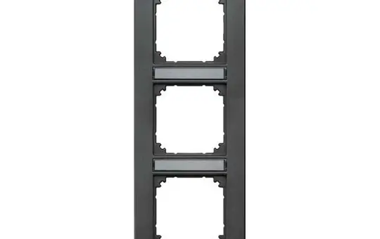 MERTEN 476314 descr. M-Plan cover frame 3-fold, vertical | anthracite