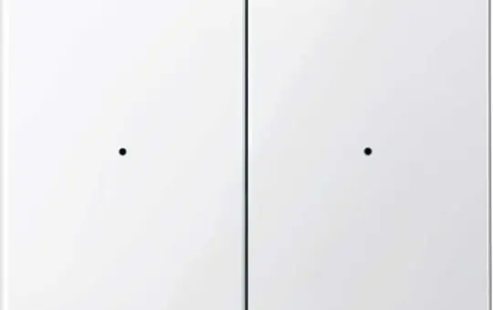 MERTEN MEG5228-0319 rocker for button module PlusLink System 2-fold, scene & IO | polar white glossy