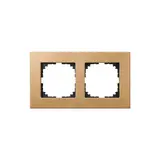 MERTEN MEG4052-3470 cover frame M-Plan real wood 2-fold | beech