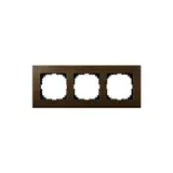 MERTEN MEG4053-3473 cover frame M-Plan real wood 3-fold | walnut