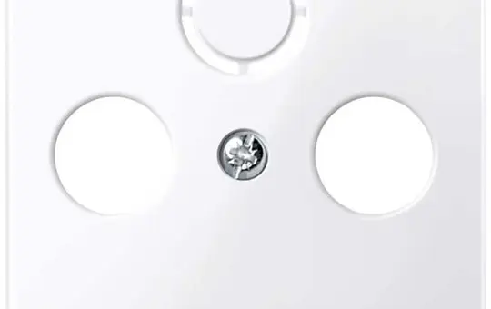 MERTEN 296725 antenna cover system M 2/3 times | active white glossy