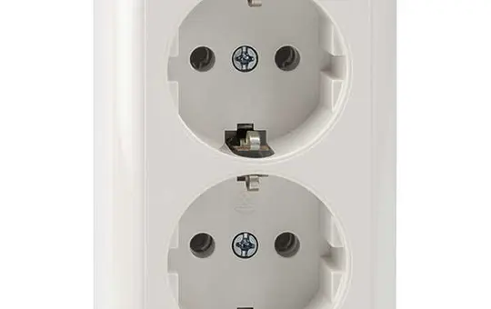 MERTEN MEG2421-8719 SCHUKO socket surface-mounted special 2-fold | polar white