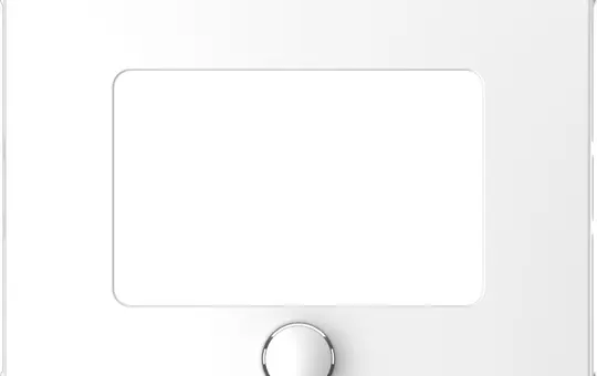 MERTEN MEG5775-6035 RTR cover system design Touch display | lotus white