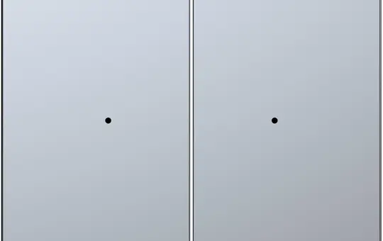 MERTEN MEG5220-6036 rocker for button module system design 2-fold, thermoplastic | stainless steel