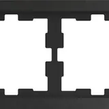 MERTEN MEG4020-6547 D-Life cover frame 2-fold | sanded slate