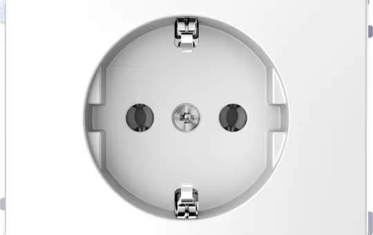 MERTEN MEG2400-6035 SCHUKO socket design Touch protection, screw terminals | lotus white