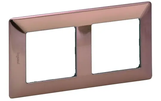 LEGRAND 754162 Valena Life cover frame 2-fold | copper