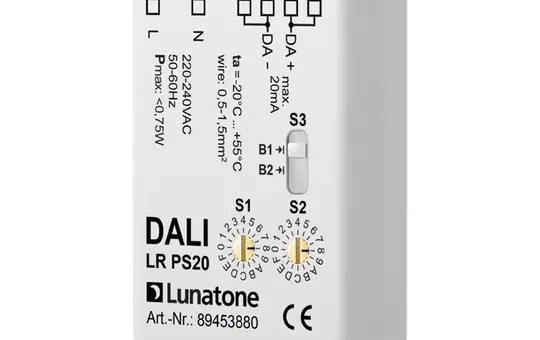 LUNATONE 89453880 DALI power reduction standard