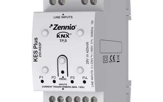 ZENNIO ZIO-KESP KNX energy meter REG standard