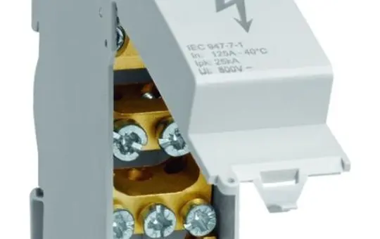 HAGER distribution block for multiple outlets 