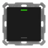 MDT BE-TAL55T106.01 KNX pushbutton sensor Light 55 m. Temper 1-fold, neutral | matt black