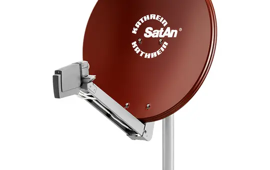 KATHREIN 20010028 offset parabolic antenna with logo | reddish brown | 75 cm