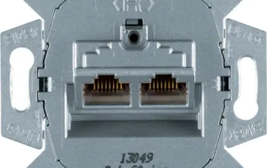 BERKER 4587 network socket 2-fold, Cat. 6a