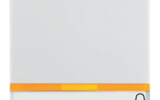 BERKER 16286079 described. Rocker Q.1/Q.3 1-fold, bell, label, 2 lenses | glass polar white