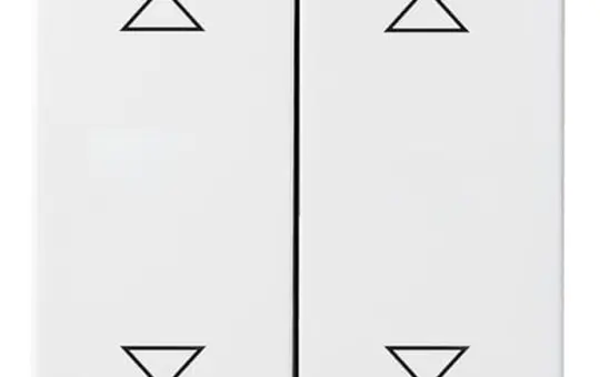 BUSCH-JAEGER 1785JA/02-84 blind rocker Alpha 2-fold, 4 arrows | studio white