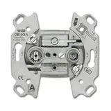 BUSCH-JAEGER 0230-101 antenna socket 2-fold, TV, stitch, 4 dB
