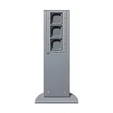 GIRA 134526 energy column 3 empty units | aluminium | 491 mm