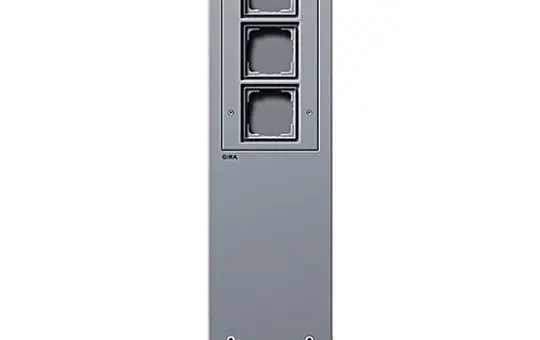 GIRA 134526 energy column 3 empty units | aluminium | 491 mm