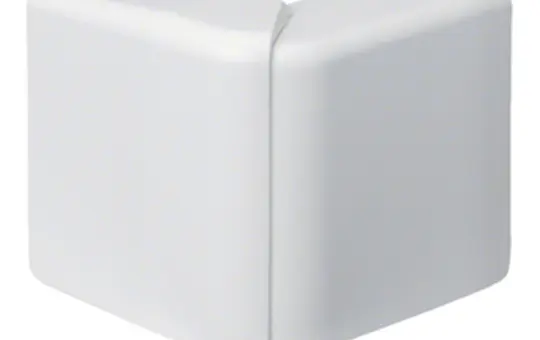 HAGER SL2005539016 tehalit skirting channel outside corner adjustable | traffic white | 20x55 mm