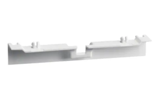 HAGER SL20055A9016 tehalit SL equipment carrier apron standard | traffic white | 20x55 mm